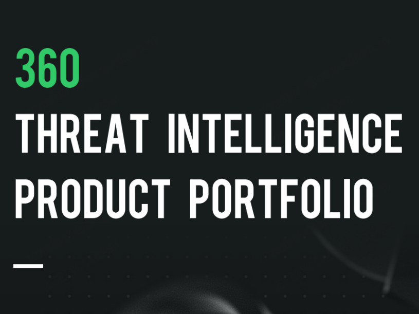 360 threat intelligence product portfolio